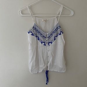 Aztec Button-down Tank